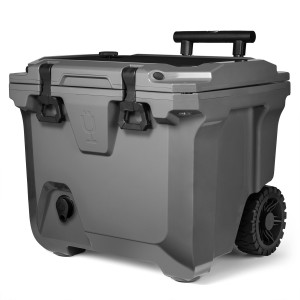 Bru Mate BrüTank 35-Quart Rolling Cooler Gris | CO_BRU92217