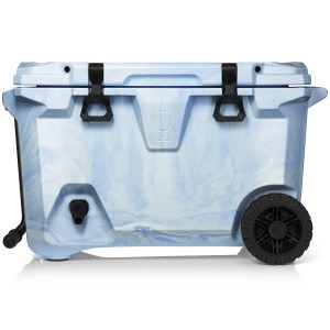 Bru Mate BrüTank 55-Quart Rolling Cooler Azules Claro Blancas | CO_BRU39036