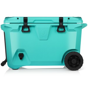 Bru Mate BrüTank 55-Quart Rolling Cooler Turquesa Claro | CO_BRU94589