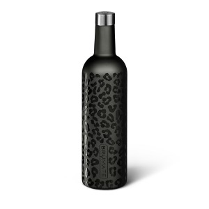 Bru Mate Winesulator™ 25oz Negras Leopardo | CO_BRU14239