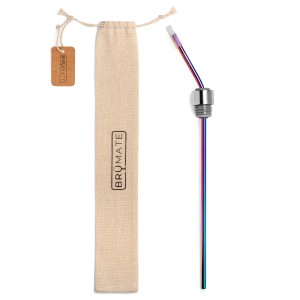 Bru Mate Winesulator™ Infinity Straw Multicolor Titanium | CO_BRU81414