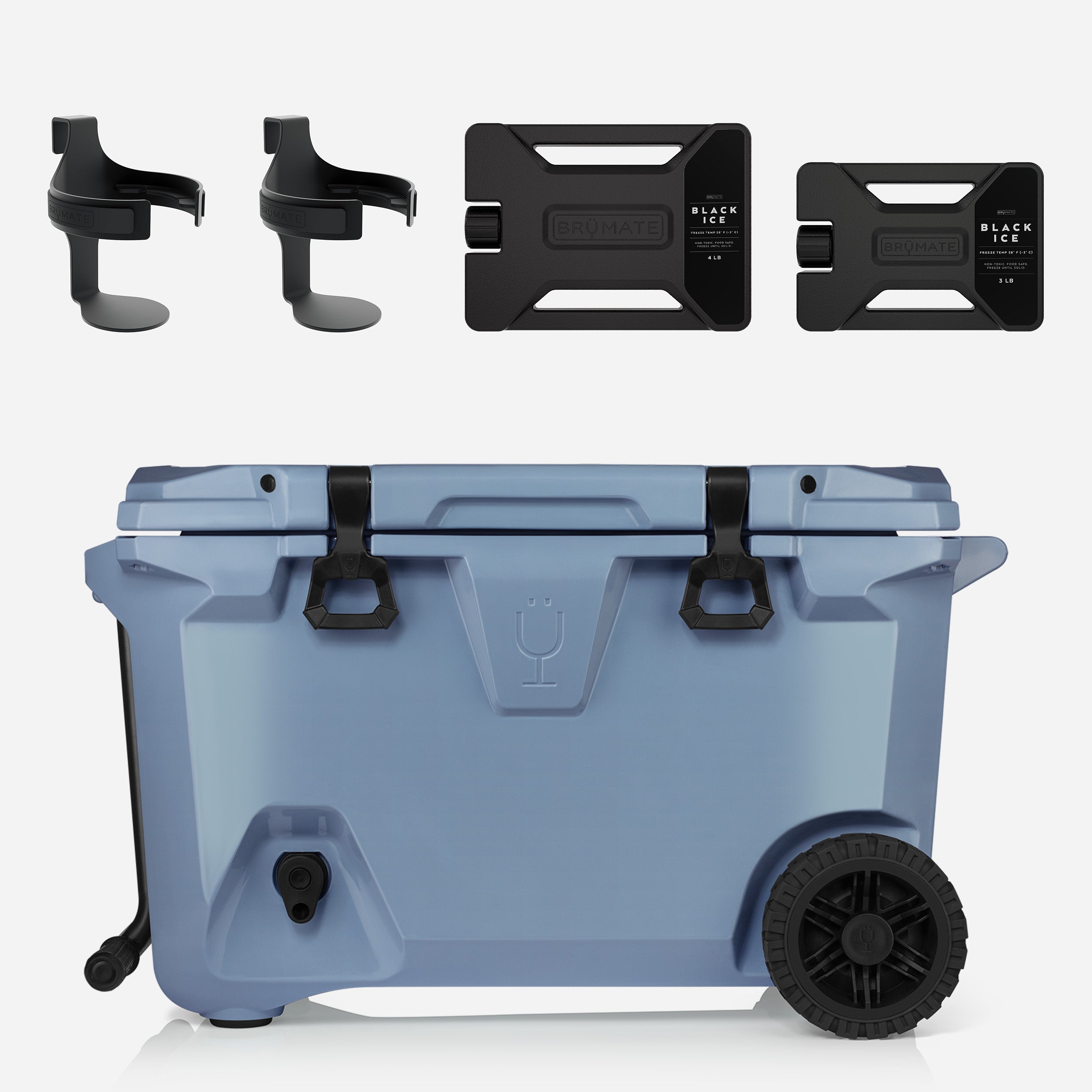 Bru Mate BrüTank Double Drink Holder Bundle Azules | CO_BRU51560