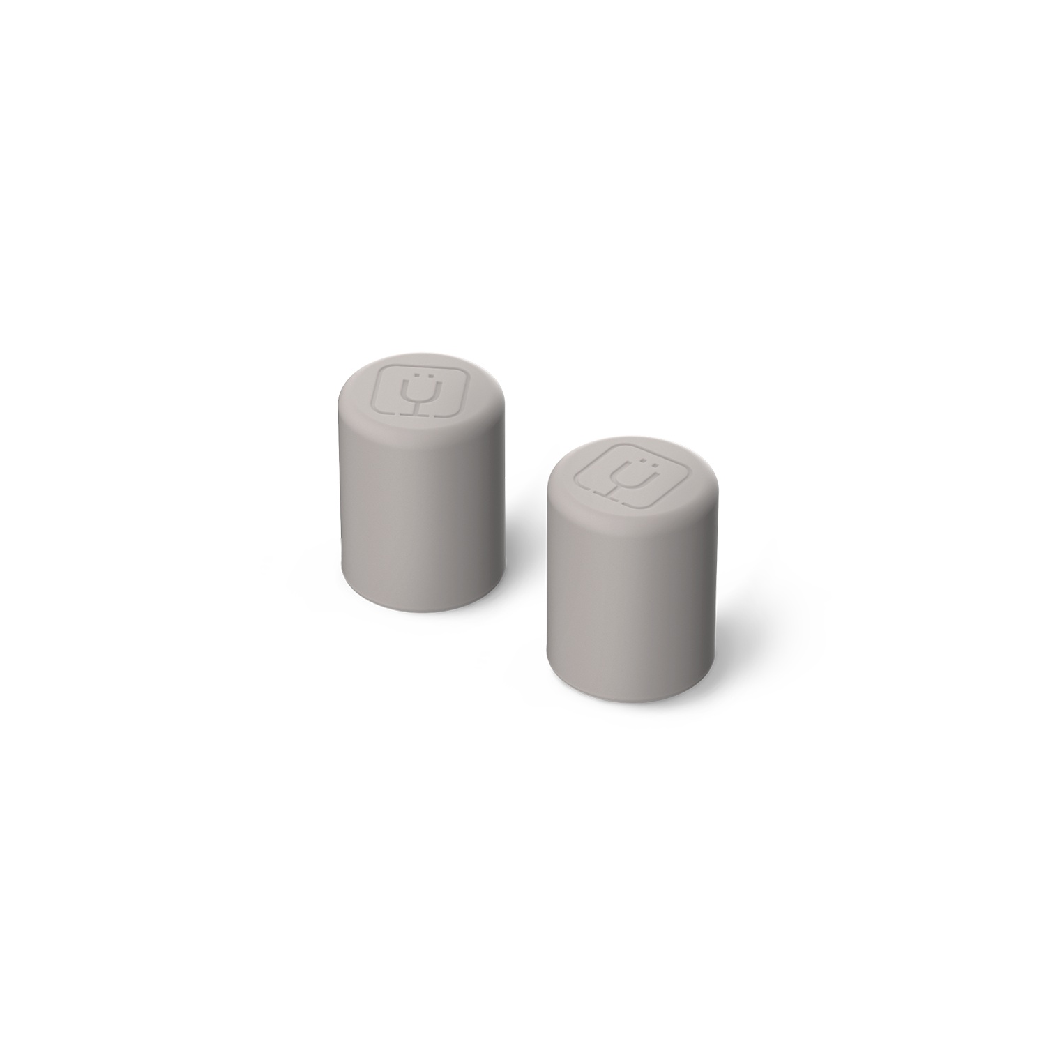 Bru Mate Magnetic Straw Cover 2-Pack Beige | CO_BRU89082