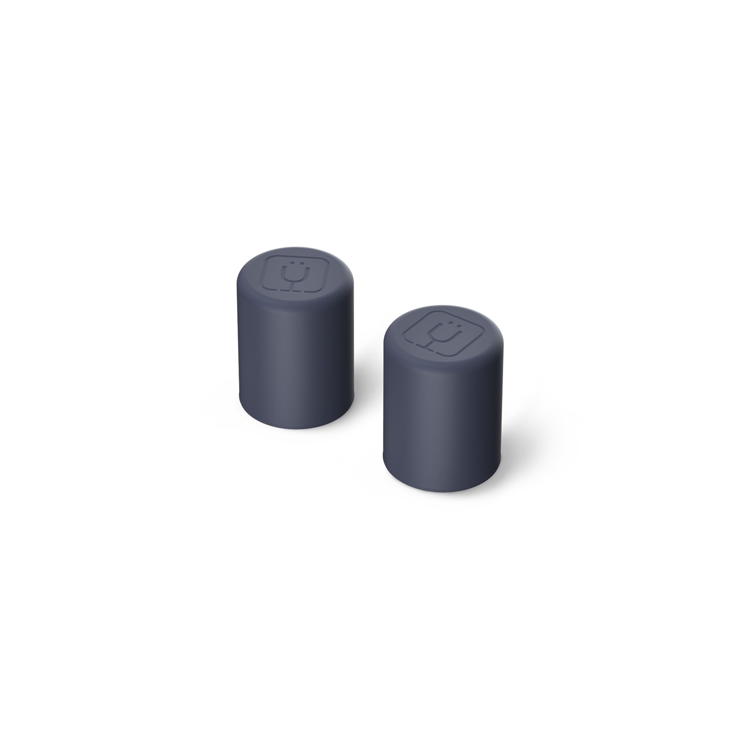 Bru Mate Magnetic Straw Cover 2-Pack Gris Oscuro Azules | CO_BRU14330