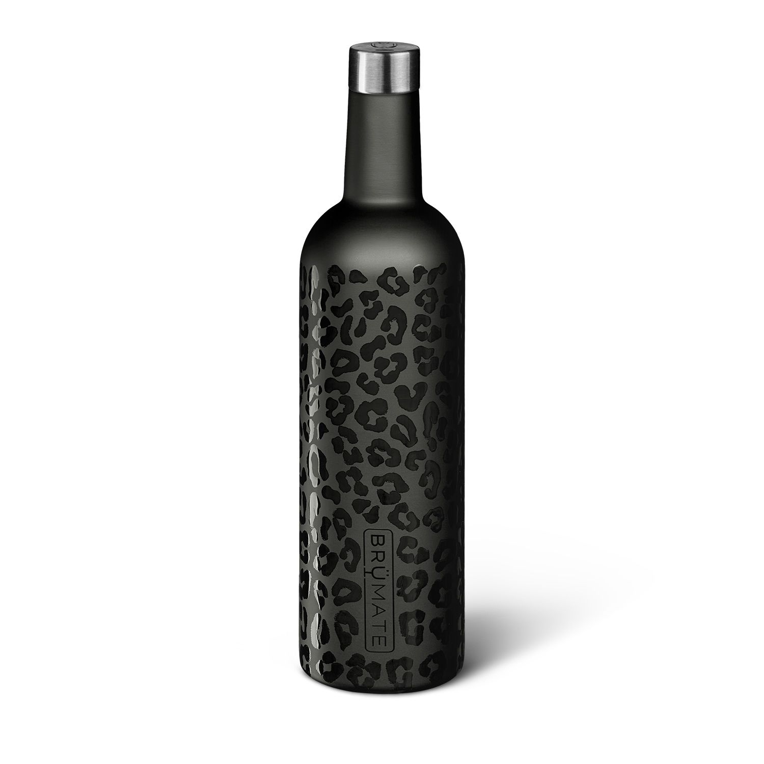 Bru Mate Winesulator™ 25oz Negras Leopardo | CO_BRU14239